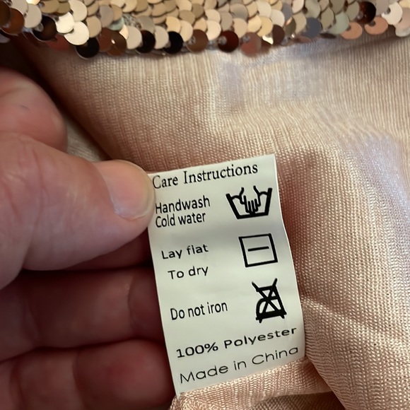 anna-kaci Sz XXL Pink Sequin Racerback Tank Top - Picture 6 of 10